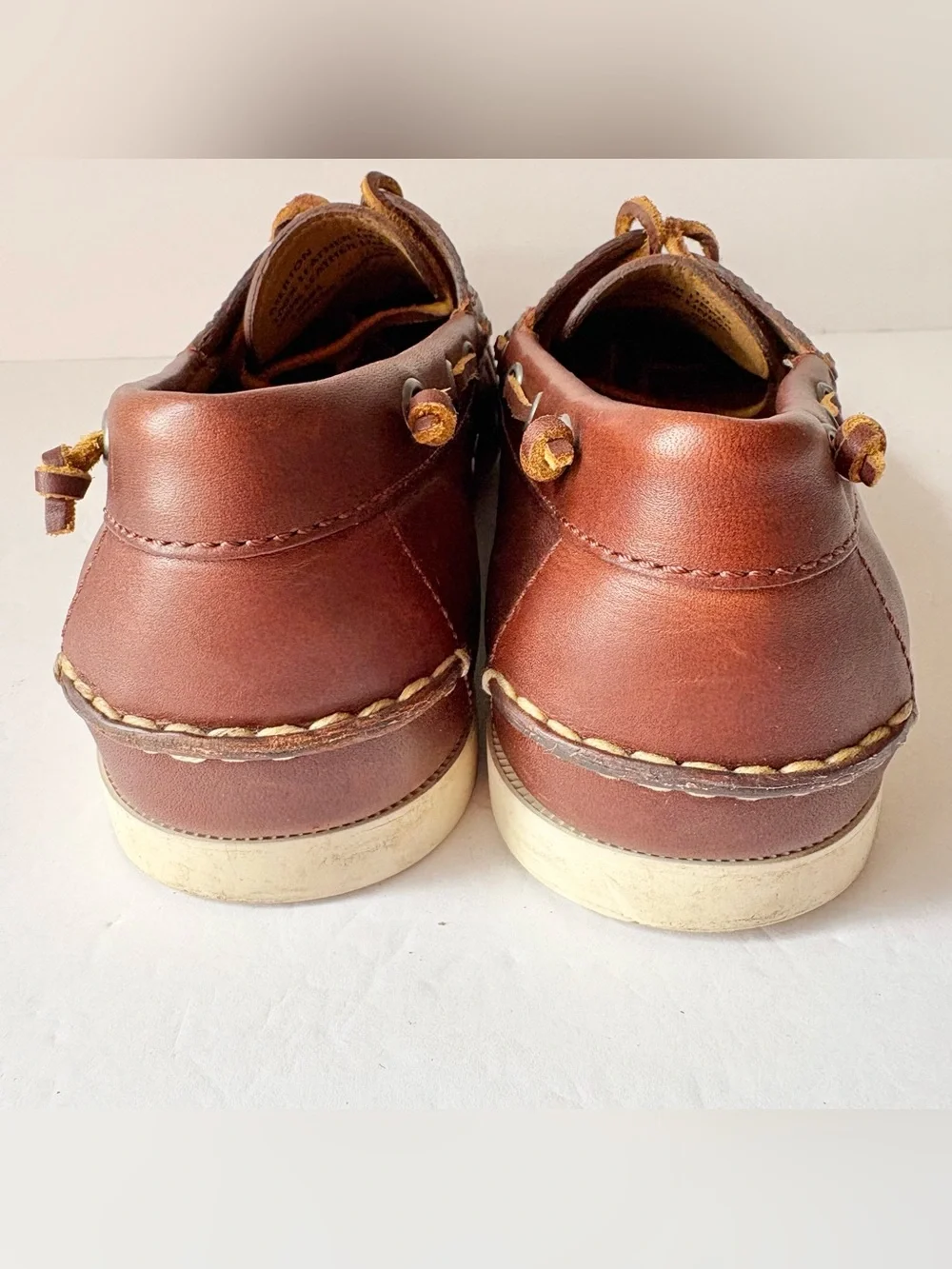 Polo Ralph Lauren Brown Leather Boat Shoes
